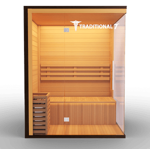 Medical Breakthrough Saunas - Traditional 7™ 4 Person Indoor Steam Sauna - Fitness Recovery Lab