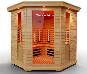 Medical Breakthrough Saunas - Medical 6 Plus Version 2.0 Full Spectrum 4 Person Indoor Infrared Sauna - Fitness Recovery Lab