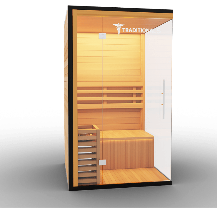 Medical Breakthrough Saunas - Traditional 5™ 2 Person Indoor Steam Sauna - Fitness Recovery Lab