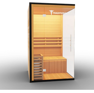 Medical Breakthrough Saunas - Traditional 5™ 2 Person Indoor Steam Sauna - Fitness Recovery Lab
