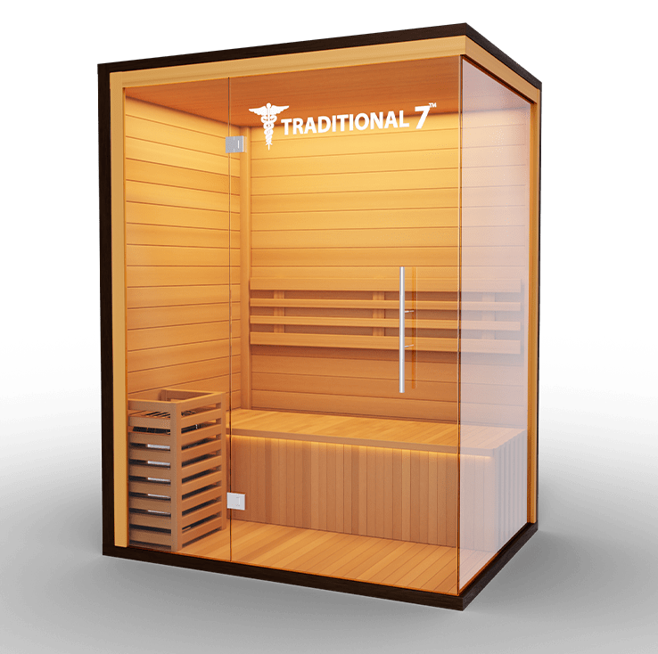 Medical Breakthrough Saunas - Traditional 7™ 4 Person Indoor Steam Sauna - Fitness Recovery Lab