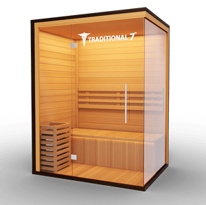 Medical Breakthrough Saunas - Traditional 7™ 4 Person Indoor Steam Sauna - Fitness Recovery Lab