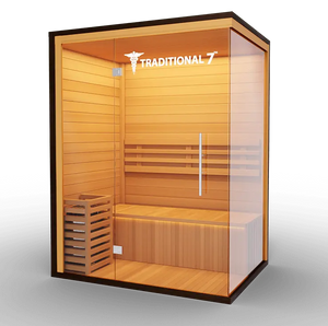 Medical Breakthrough Saunas - Traditional 7™ 4 Person Indoor Steam Sauna - Fitness Recovery Lab