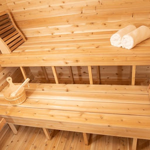 Dundalk Luna Traditional Outdoor Sauna | 2-4 persons (CTC22LU) - Fitness Recovery Lab