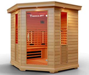 Medical Breakthrough Saunas - Medical 6 Plus Version 2.0 Full Spectrum 4 Person Indoor Infrared Sauna - Fitness Recovery Lab