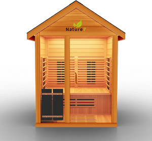 Medical Breakthrough Saunas - Nature 7 - 3 Person Hybrid Steam And Infrared Outdoor Sauna - Fitness Recovery Lab