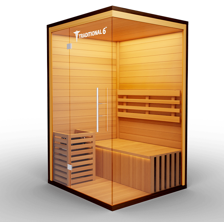 Medical Breakthrough Saunas - Traditional 6™ 3 Person Indoor Steam Sauna - Fitness Recovery Lab