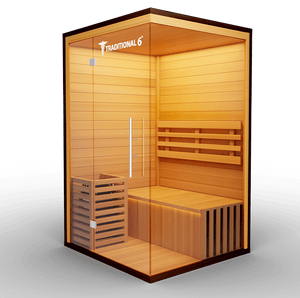 Medical Breakthrough Saunas - Traditional 6™ 3 Person Indoor Steam Sauna - Fitness Recovery Lab