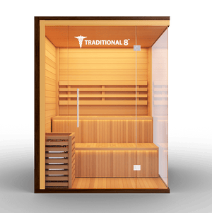 Medical Breakthrough Saunas - Traditional 8 Plus™ 4-5 Person Indoor Steam Sauna - Fitness Recovery Lab