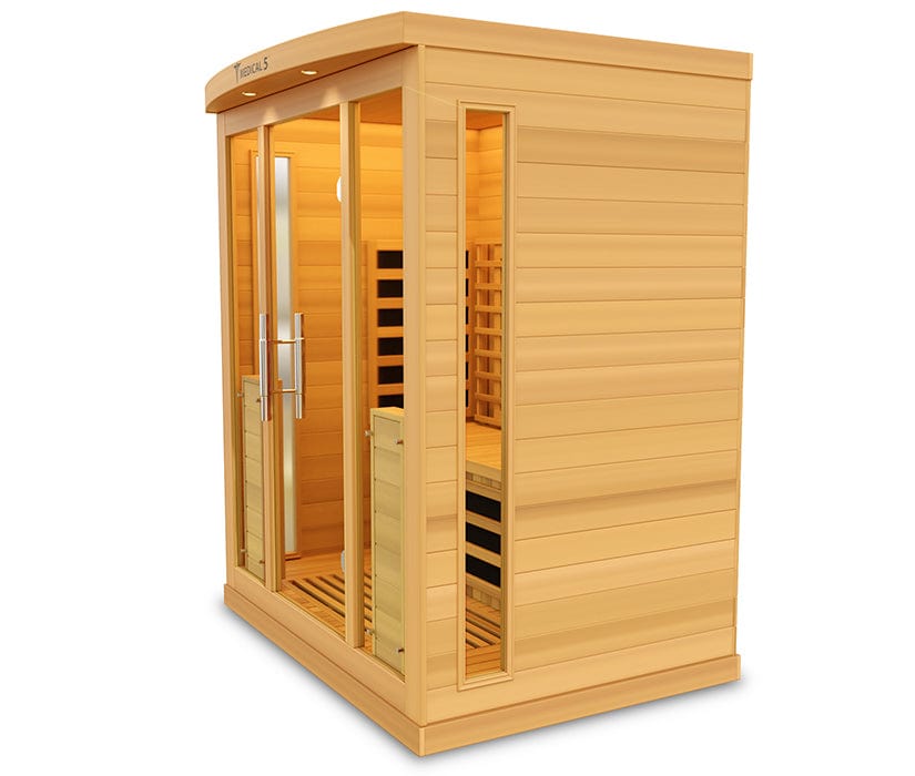 Medical Breakthrough Saunas - Medical 5 Version 2.0 Full Spectrum 3 Person Indoor Infrared Sauna - Fitness Recovery Lab
