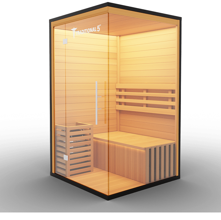 Medical Breakthrough Saunas - Traditional 5™ 2 Person Indoor Steam Sauna - Fitness Recovery Lab