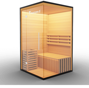 Medical Breakthrough Saunas - Traditional 5™ 2 Person Indoor Steam Sauna - Fitness Recovery Lab