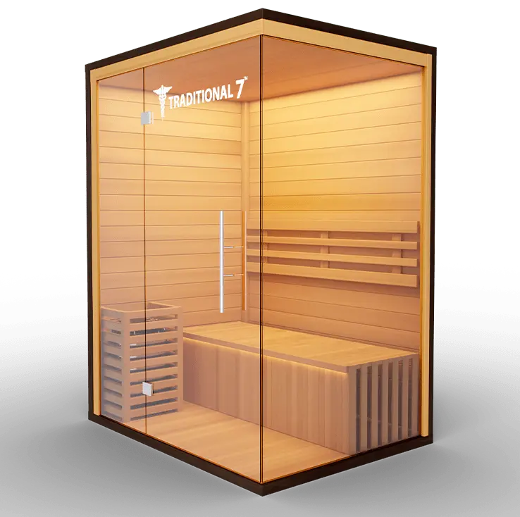 Medical Breakthrough Saunas - Traditional 7™ 4 Person Indoor Steam Sauna - Fitness Recovery Lab
