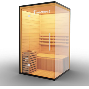 Medical Breakthrough Saunas - Traditional 5™ 2 Person Indoor Steam Sauna - Fitness Recovery Lab
