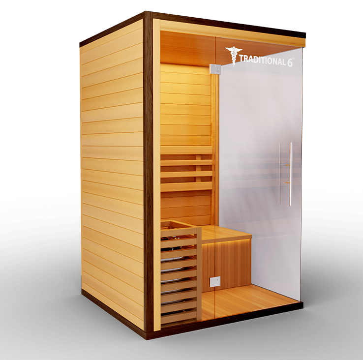 Medical Breakthrough Saunas - Traditional 6™ 3 Person Indoor Steam Sauna - Fitness Recovery Lab