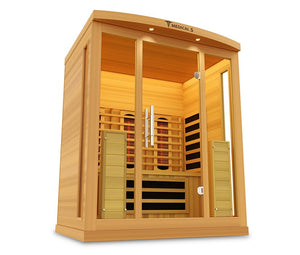 Medical Breakthrough Saunas - Medical 5 Version 2.0 Full Spectrum 3 Person Indoor Infrared Sauna - Fitness Recovery Lab