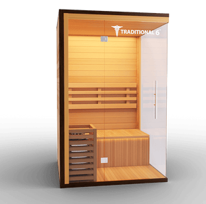Medical Breakthrough Saunas - Traditional 6™ 3 Person Indoor Steam Sauna - Fitness Recovery Lab
