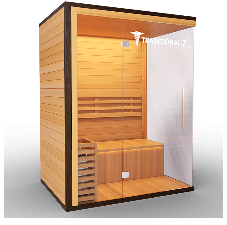 Medical Breakthrough Saunas - Traditional 7™ 4 Person Indoor Steam Sauna - Fitness Recovery Lab