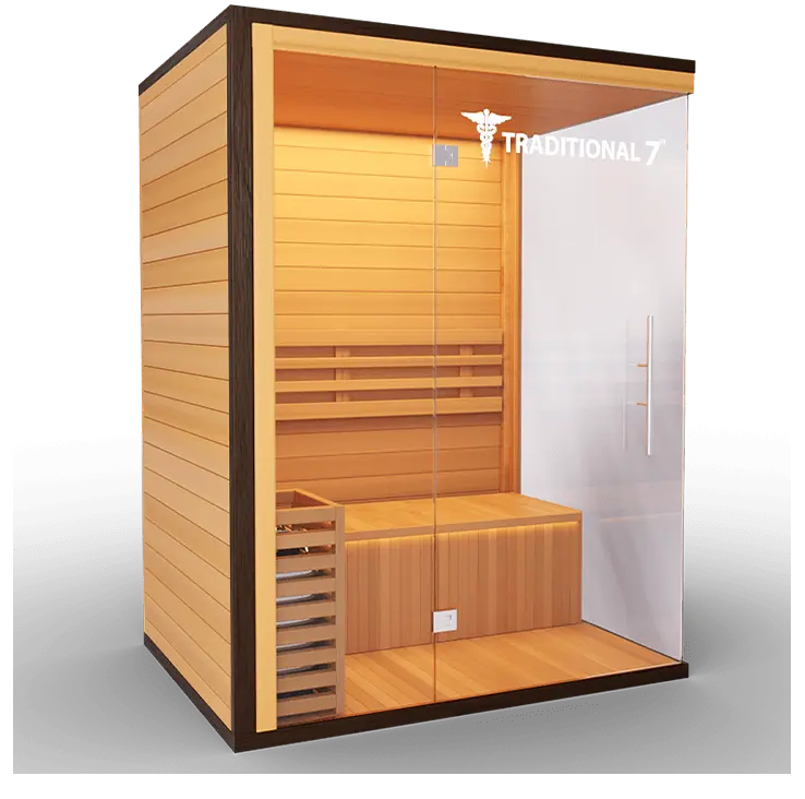 Medical Breakthrough Saunas - Traditional 7™ 4 Person Indoor Steam Sauna - Fitness Recovery Lab