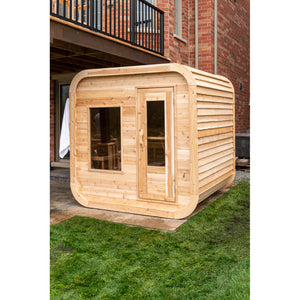 Dundalk Luna Traditional Outdoor Sauna | 2-4 persons (CTC22LU) - Fitness Recovery Lab