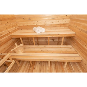 Dundalk Luna Traditional Outdoor Sauna | 2-4 persons (CTC22LU) - Fitness Recovery Lab