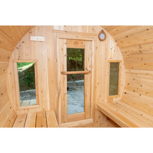 Dundalk Tranquility Barrel Sauna | 6-8 persons (CTC2345W) - Fitness Recovery Lab