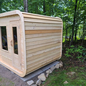 Dundalk Luna Traditional Outdoor Sauna | 2-4 persons (CTC22LU) - Fitness Recovery Lab