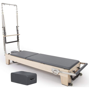 Elina Pilates Elite Wood Reformer Machine with Tower - Fitness Recovery Lab