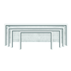 First Team World Class 40 Round Aluminum Fixed Soccer Goal - Fitness Recovery Lab