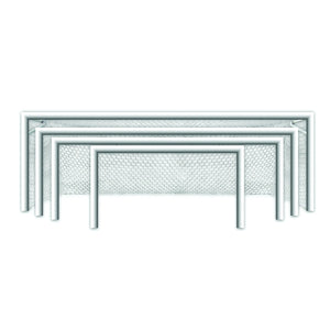 First Team World Class 40 Round Aluminum Fixed Soccer Goal - Fitness Recovery Lab