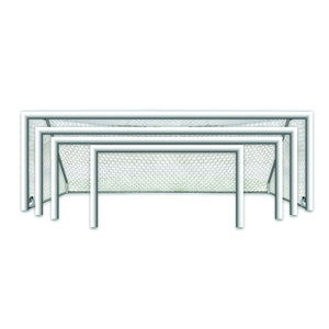 First Team World Class 40 Round Aluminum Portable Soccer Goal - Fitness Recovery Lab