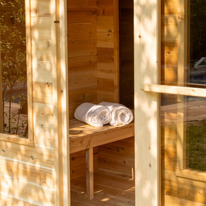 Dundalk Large Georgian Outdoor Cabin Sauna with Changeroom - Fitness Recovery Lab
