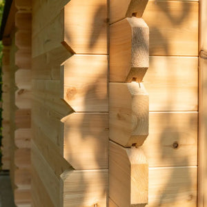 Dundalk Large Georgian Outdoor Cabin Sauna with Changeroom - Fitness Recovery Lab