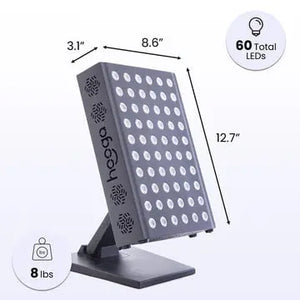 Hooga HG PRO 300 - Small Red Light Therapy Portable Panel For Face and Body - Fitness Recovery Lab
