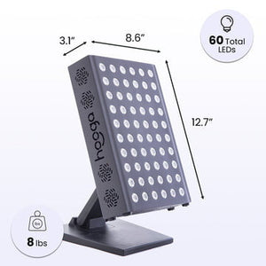 Hooga HG PRO 300 - Small Red Light Therapy Portable Panel For Face and Body - Fitness Recovery Lab