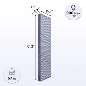 Hooga HG PRO 4500 - Full Body Red Light Therapy Panel For Home, Office and Gym - Fitness Recovery Lab