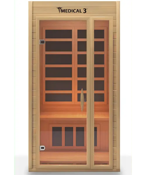 Medical Breakthrough Saunas - Medical 3™ 1 Person Indoor Infrared Sauna - Fitness Recovery Lab