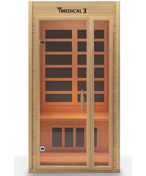 Medical Breakthrough Saunas - Medical 3™ 1 Person Indoor Infrared Sauna - Fitness Recovery Lab