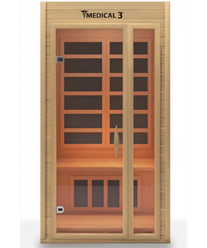 Medical Breakthrough Saunas - Medical 3™ 1 Person Indoor Infrared Sauna - Fitness Recovery Lab