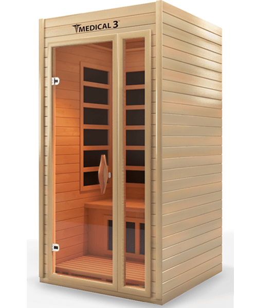 Medical Breakthrough Saunas - Medical 3™ 1 Person Indoor Infrared Sauna - Fitness Recovery Lab
