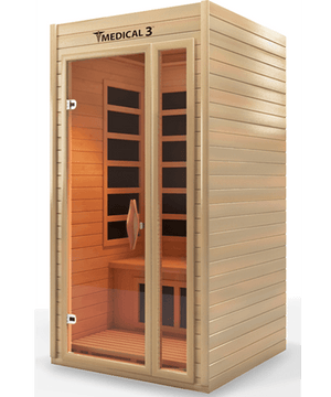 Medical Breakthrough Saunas - Medical 3™ 1 Person Indoor Infrared Sauna - Fitness Recovery Lab