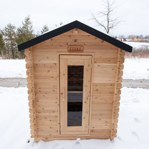 Dundalk CT Granby 2-3 Person Cabin Sauna CTC66W - Fitness Recovery Lab