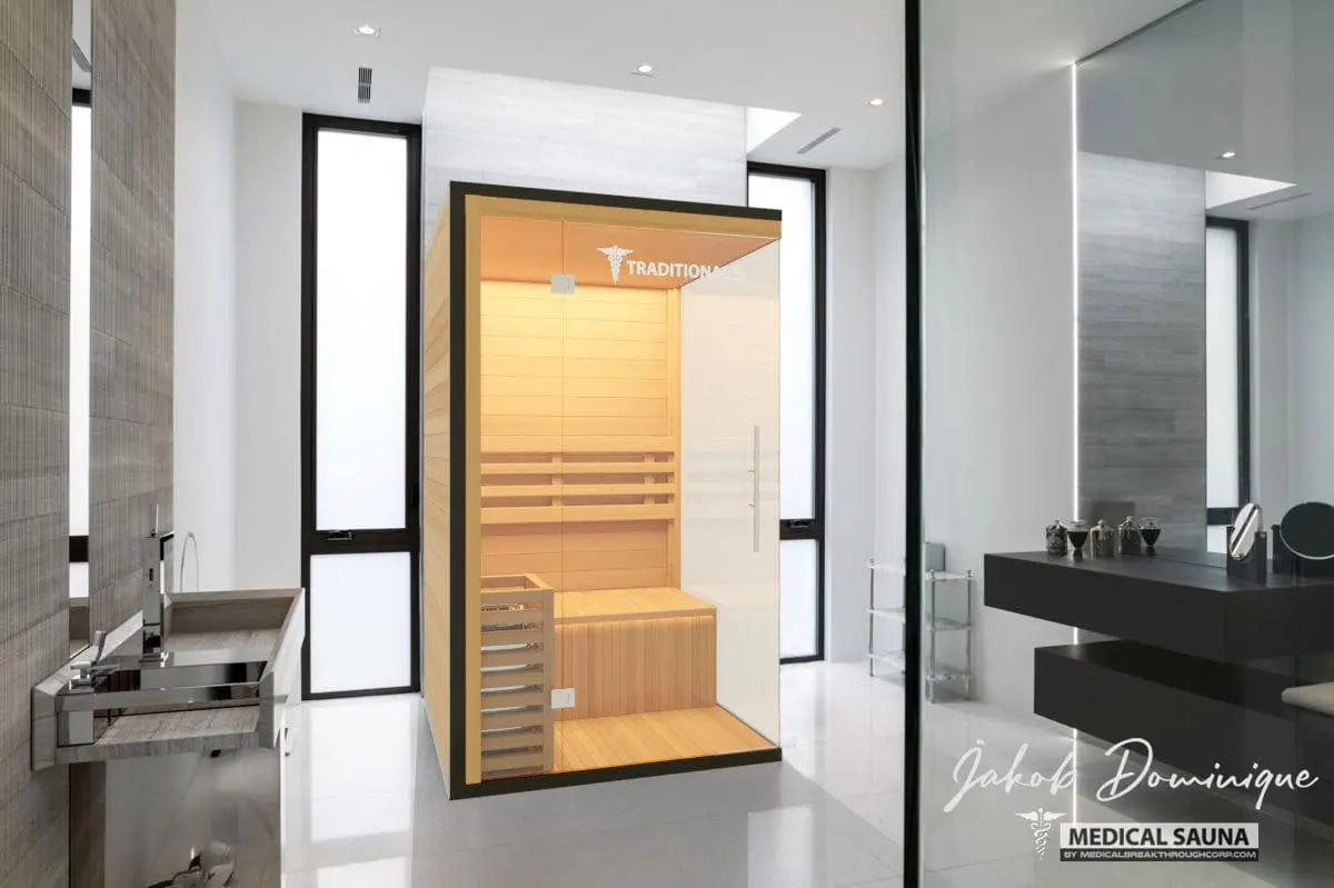 Medical Breakthrough Saunas - Traditional 5™ 2 Person Indoor Steam Sauna - Fitness Recovery Lab