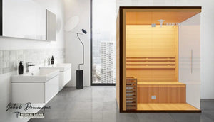 Medical Breakthrough Saunas - Traditional 7™ 4 Person Indoor Steam Sauna - Fitness Recovery Lab