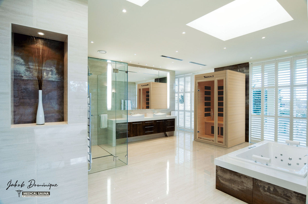 Medical Breakthrough Saunas - Medical 3™ 1 Person Indoor Infrared Sauna - Fitness Recovery Lab