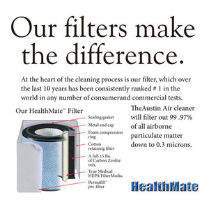 Austin Air HealthMate HM400 Filter - Fitness Recovery Lab