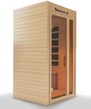 Medical Breakthrough Saunas - Medical 3™ 1 Person Indoor Infrared Sauna - Fitness Recovery Lab