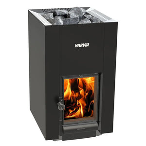 Harvia Linear 22 Greenflame Wood-Burning Sauna Stove / Heater - Fitness Recovery Lab
