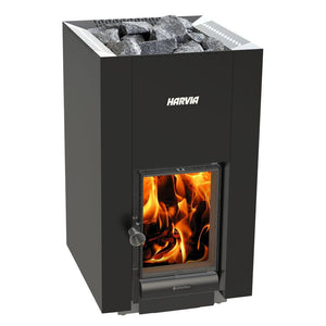 Harvia Linear 22 Greenflame Wood-Burning Sauna Stove / Heater - Fitness Recovery Lab