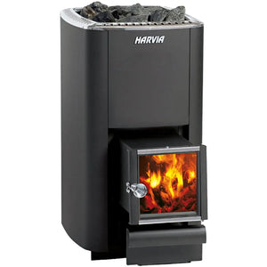 Harvia M3 SL Wood-Burning Sauna Stove / Heater with Exterior Feed - Fitness Recovery Lab